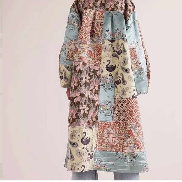 Free People Golden Hour Jacquard Coat - Picture 3 of 5